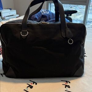 Golden Goose Black canvas duffle bag